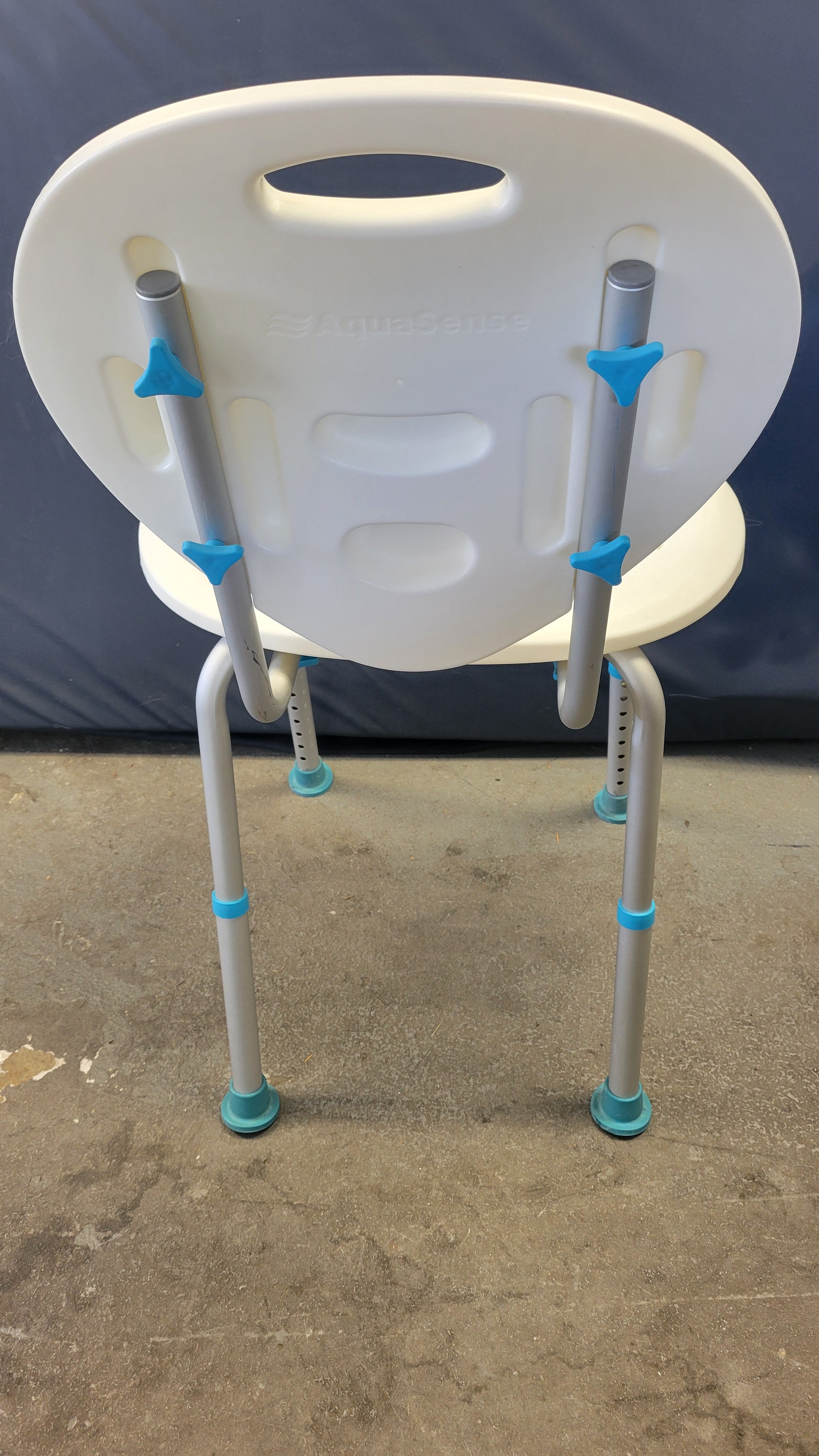Aquasense Shower Seat Adjustable Height with Back