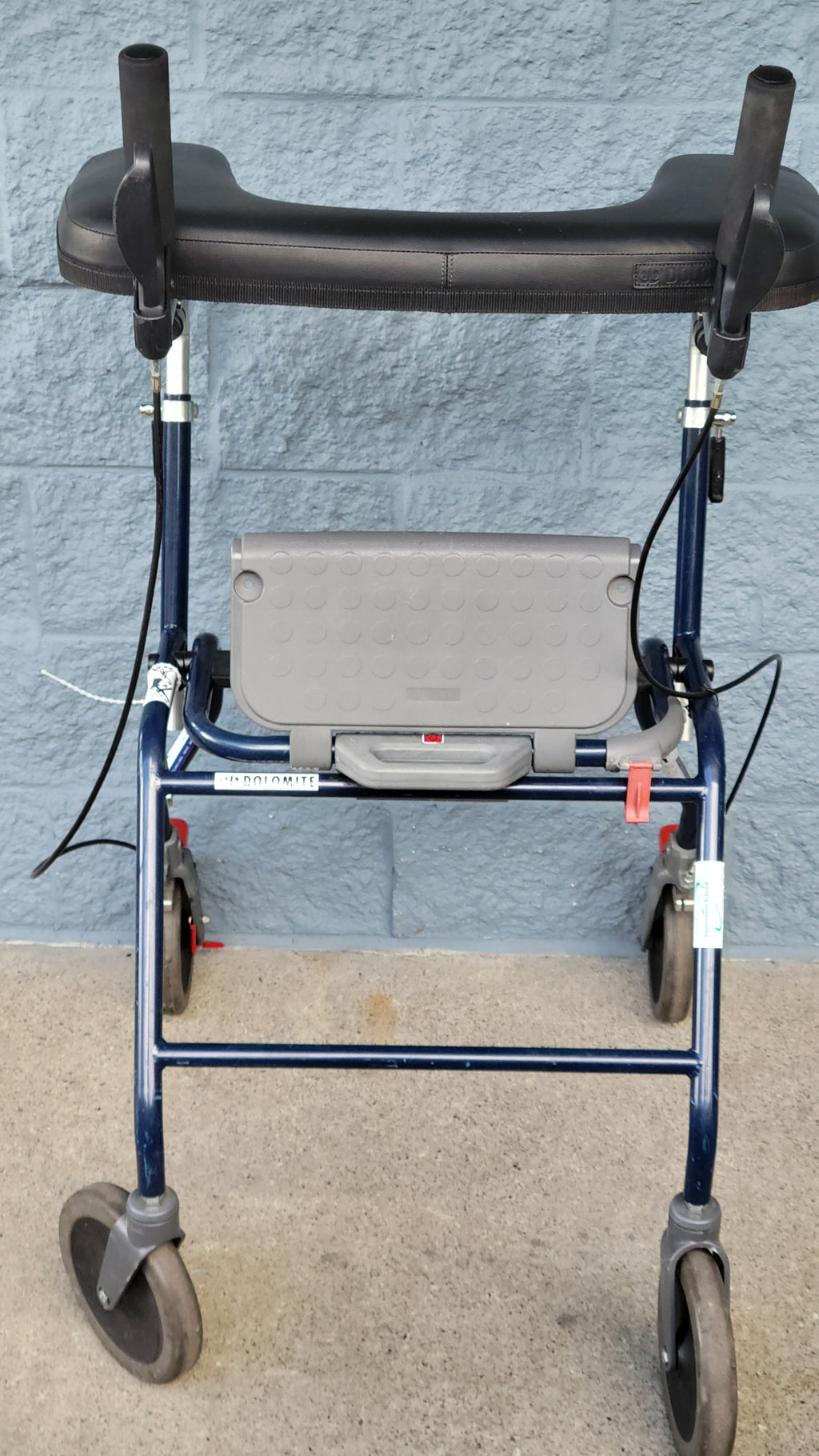 Dolomite Alpha Platform Walker, Gutter Arm Rollator