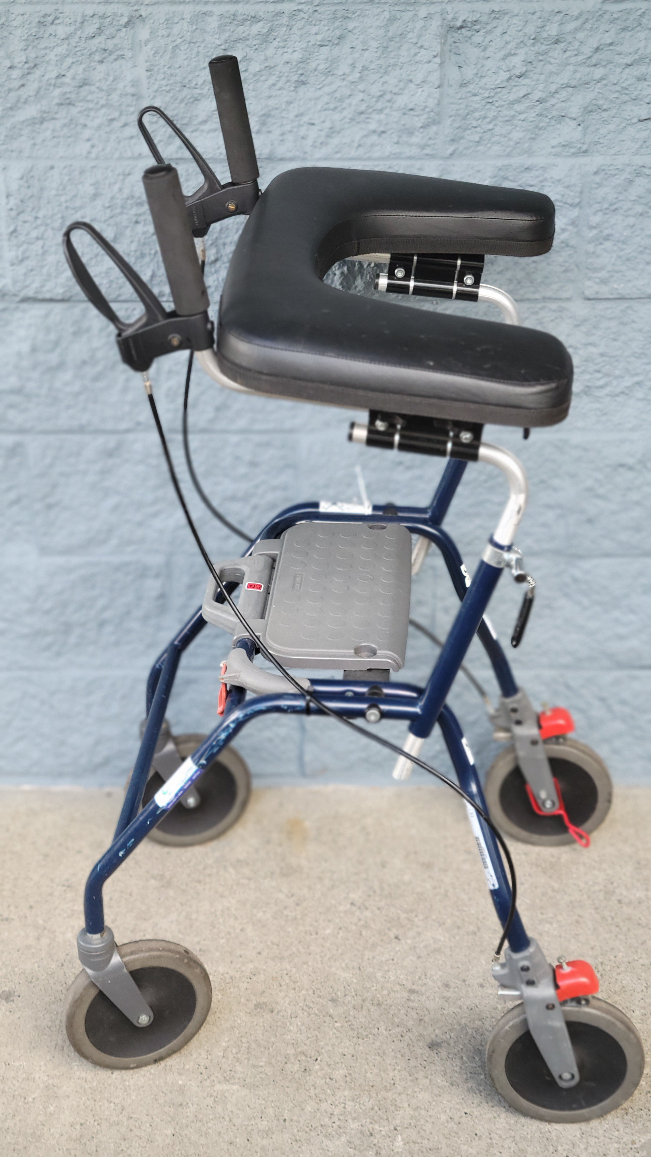 Dolomite Alpha Platform Walker, Gutter Arm Rollator